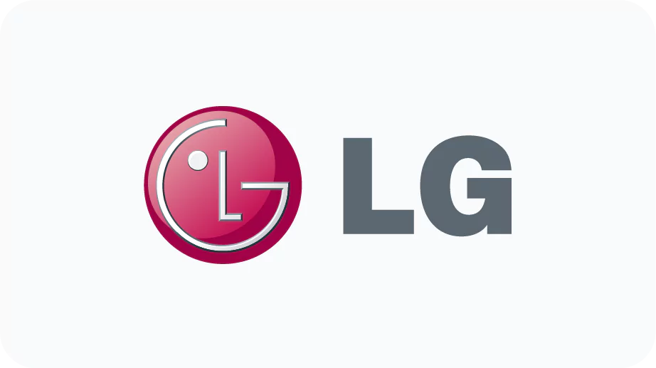A Korean home entertainment and appliances company - LG