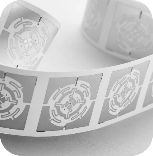 An active RFID label is a tag that continuously transmits data to a reader.